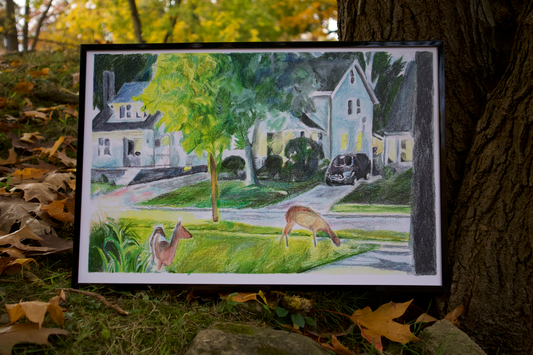 "An Evening Stroll" | Art Print
